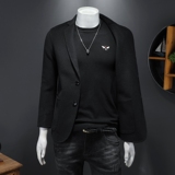 假模秋冬新款双面羊绒夹克短款毛呢大衣西服外套Y85585P310控498，男装毛呢大衣，电商D230