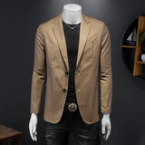 2024春季新款男士休闲西装夹克衫商务时尚外套XZ551P165假模，男装夹克，电商D230