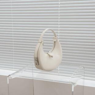 小众设计2024新款潮简约包包女个性腋下月牙包网红百搭手提单肩包