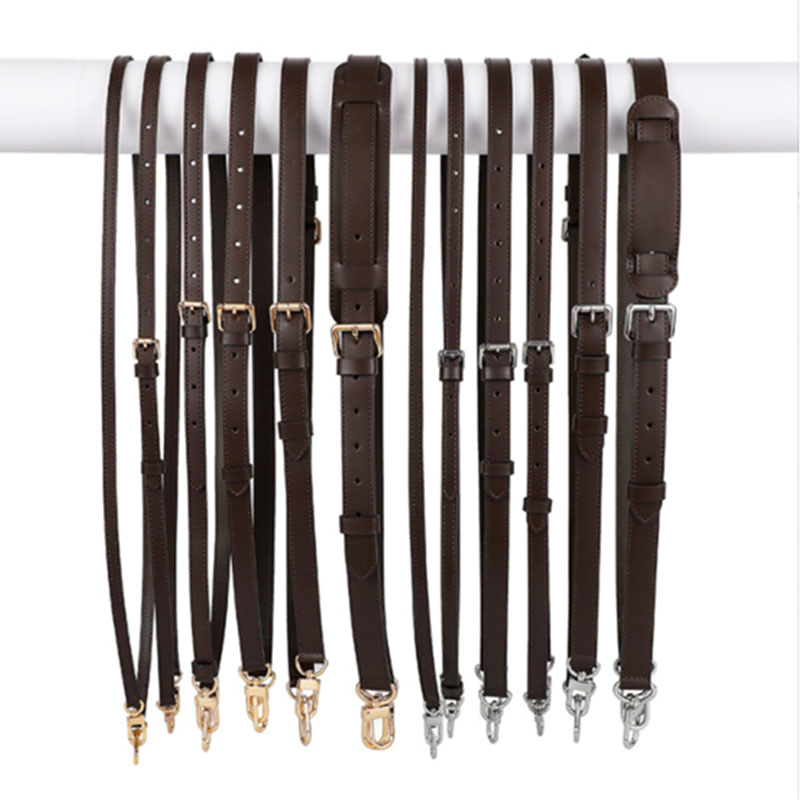 修面咖啡色包带斜挎包肩带