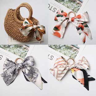 包包装饰小挂件小饰品女孩丝巾蝴蝶结钥匙扣卡扣配件书包挂饰小众