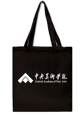 新品CAFA中央美术学院帆布包纪念品单肩手提环保购物袋有内袋拉链