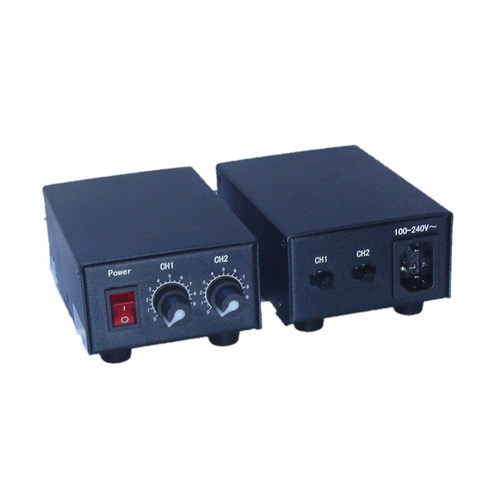 视觉光源控制器两路模拟亮度调节恒流源5V12V24V工业相机显微镜用