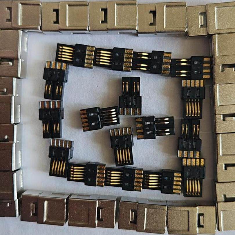 IEEE 1394B 9P焊线插头 连接器 1394B 9PIN  锌合金 公头