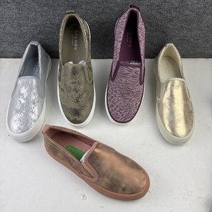 春季新款美国sperry女士牛皮板鞋 休闲鞋运动鞋一脚蹬乐福鞋板鞋