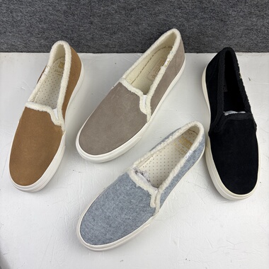 美国keds女士牛皮休闲板鞋 棉内里 棉鞋大码鞋 略微偏窄