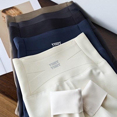 鲨鱼裤女秋冬新款高腰弹力打底裤