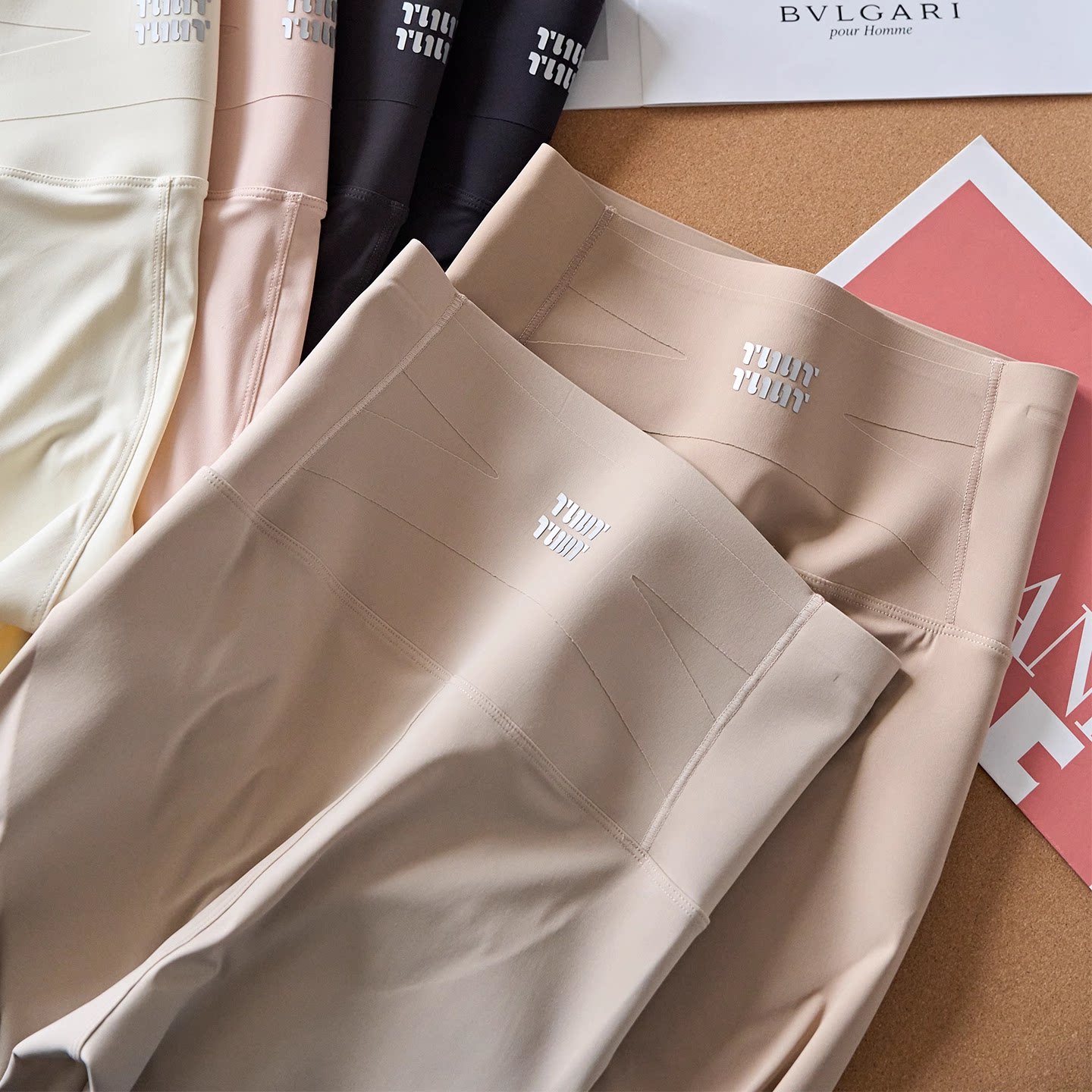 肤色鲨鱼裤女外穿春夏新款高腰冰丝瑜伽裤收腹提臀紧身打底裤薄款