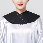 中号黑色高档剪发披肩美发专用剪发垫肩不粘发橡胶垫肩剪发肩披