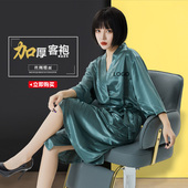 加厚真丝理发客服围布美发客袍发廊剪发和服染发衣焗油潮高档专业