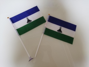 8号14*21CM莱索托国旗可开票莱索托小国旗手挥旗手摇旗小旗子