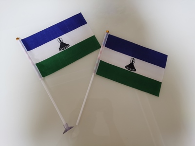 8号14*21CM莱索托国旗可开票莱索托小国旗手挥旗手摇旗小旗子