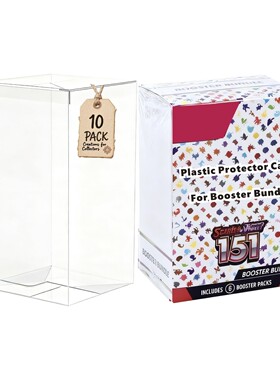 宝可梦PTCG Booster Bundle 6包系列卡牌透明保护盒