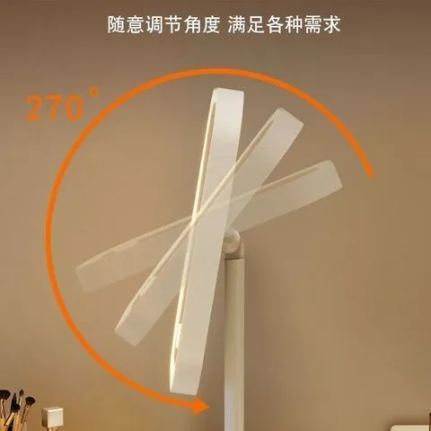 宿舍卧室梳妆镜补妆镜化妆镜便携桌面梳妆台led带灯网红女生