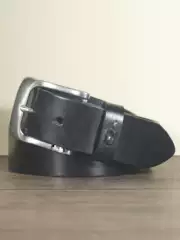Men's First-Layer Cowhide Leather Belt, 3.8cm Wide, Genuine Leather Pin Buckle, Business Casual Versatile Commuter Belt