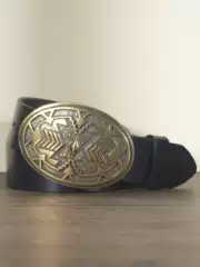 2025 New Men's Casual Belt First Layer Cowhide Leather Belt Alloy Denim Buckle Jeans Belt