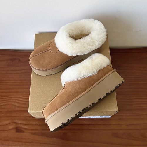 羊皮毛一体真皮羊毛厚底雪地靴女