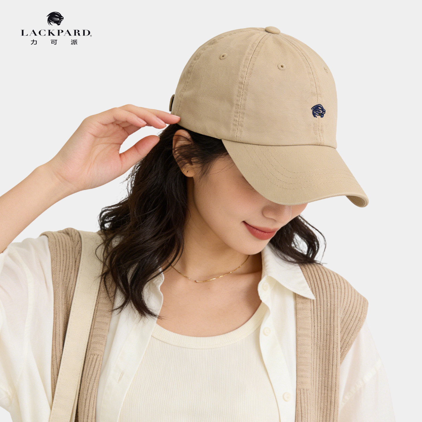 lackpard小猎豹女棒球帽帽子春时尚鸭舌帽女款2026新款遮