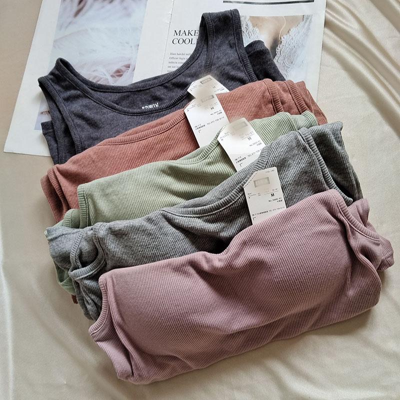 免穿文胸日单背心运动背心学生