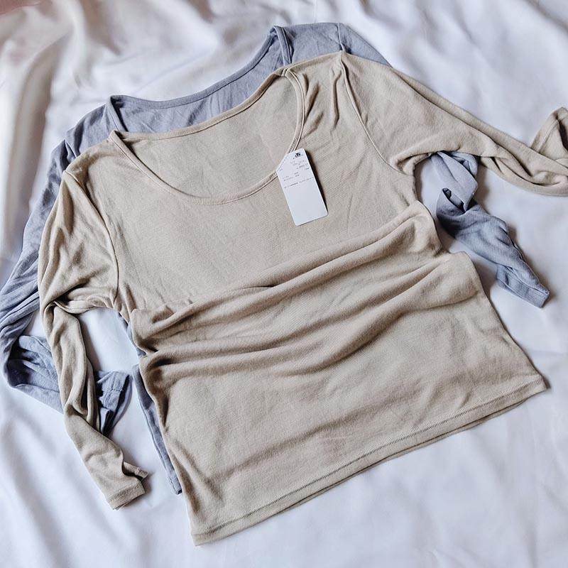 新款丝绸蛋白养肤圆领无痕裸感打底内衣女薄款高弹力秋衣7分袖长,女士内衣/男士内衣/家居服,吊带/背心/T恤/打底/肌底衣,淘宝优惠券,粉丝福利购,淘宝优惠卷