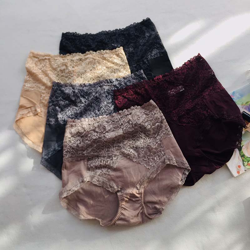 韩单高腰女短裤内裤棉少女大码