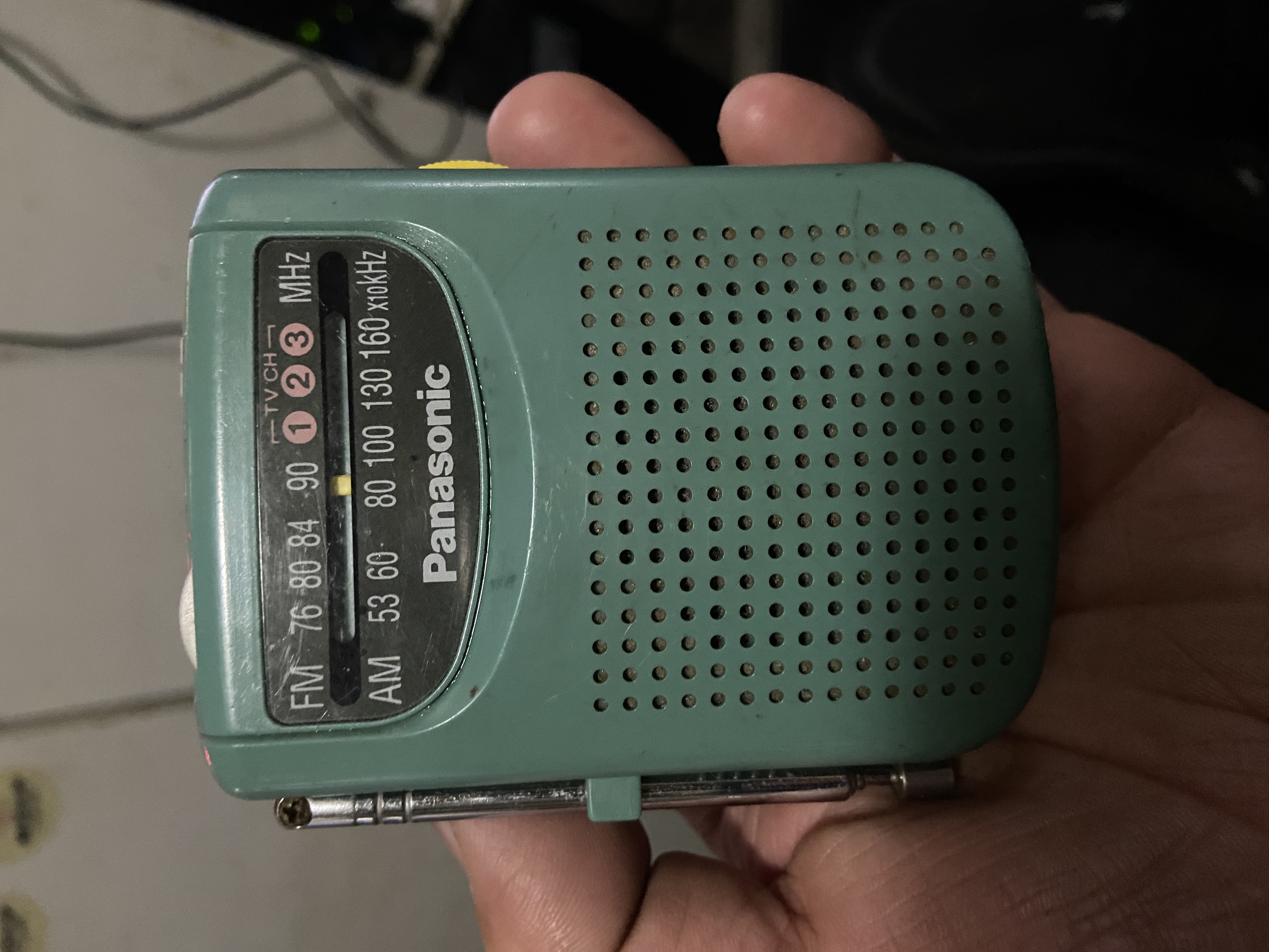 二手中古回流松下Panasonic RF-1047R AM/FM双波段收音机