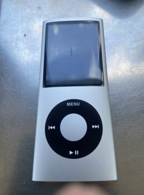 中古回流二手苹果iPod nano 4代，银色，16GB，经典老款