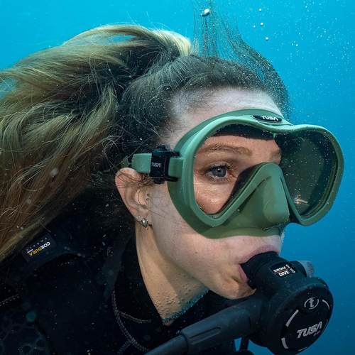 TUSA潜水面镜防UV带防雾膜