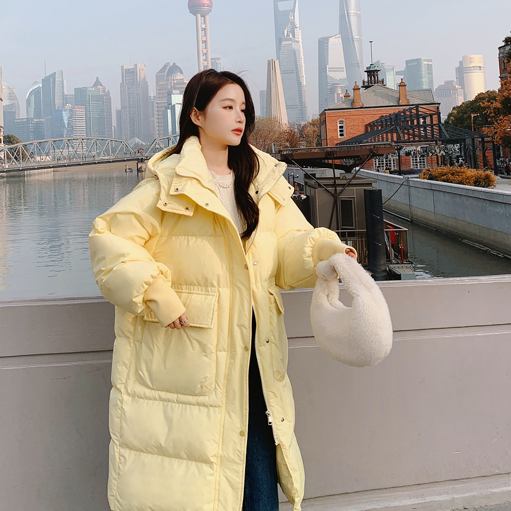 已现货2023冬新款长款连帽棉服D722-P190-控278,女装棉衣/棉服,浙宝256