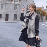 档口现货2023秋马甲连衣裙套装C162-套P150-控218裙P100-控158，女装套装/套裙，浙宝256