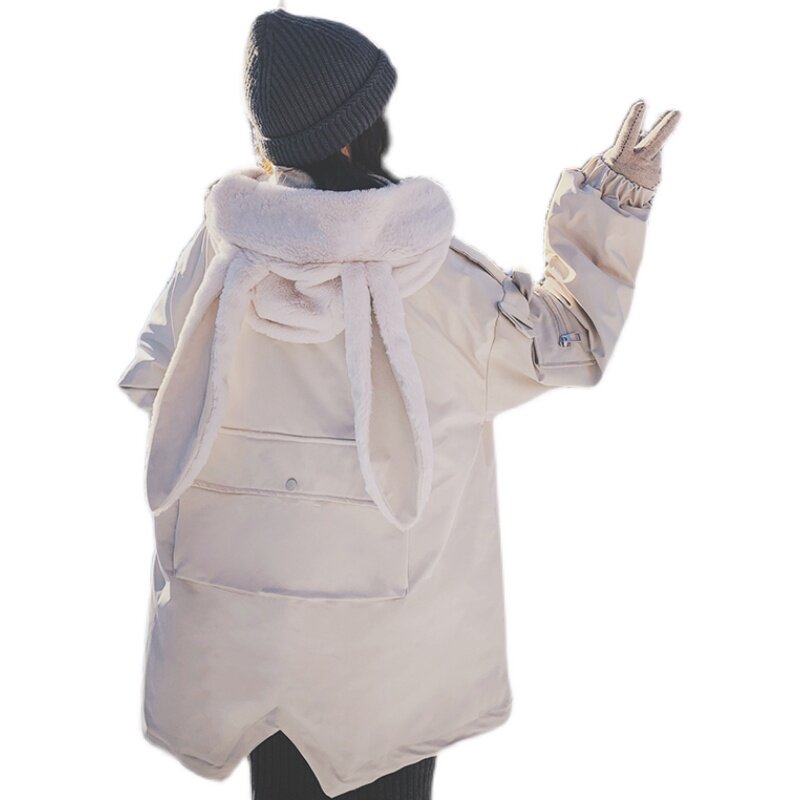 现货2023冬兔耳朵派克服里布仿兔毛D963-P190-控278,女装棉衣/棉服,浙宝256