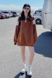 【档口现货】2024春双色套头卫衣女Q582-P105-控158，女装卫衣/绒衫，浙宝256