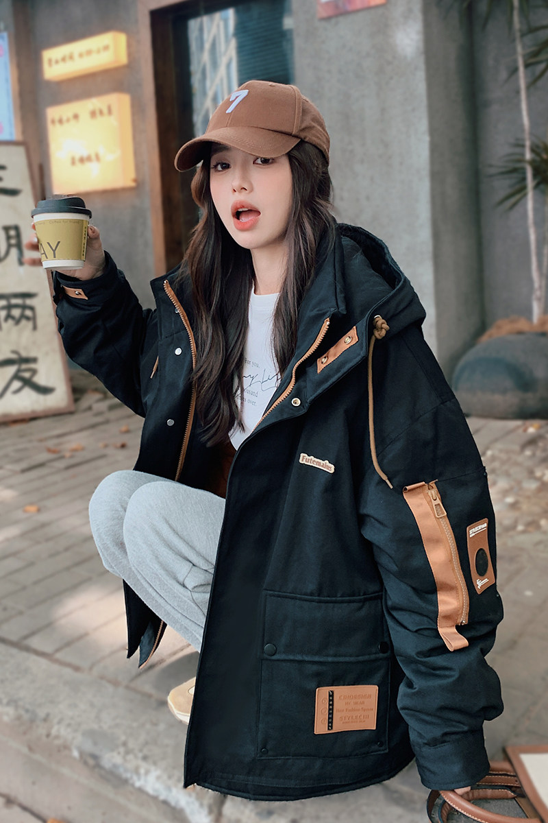 2025冬新款现货连帽90绒羽绒服外套D738-P290-控408买家秀,女装羽绒服,浙宝256