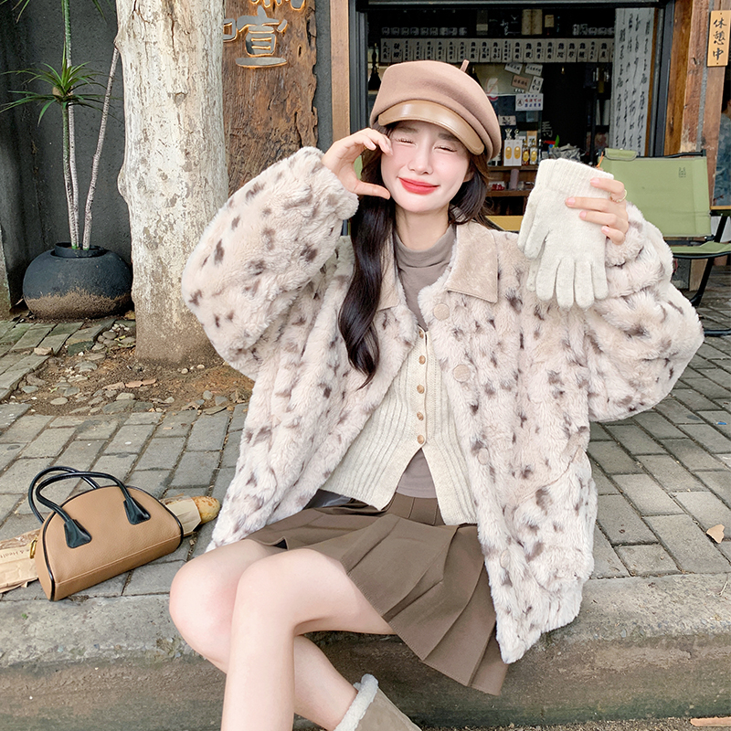 档口已现货2025冬加厚兔毛短款外套D752-P185-控278，女装棉衣/棉服，浙宝256
