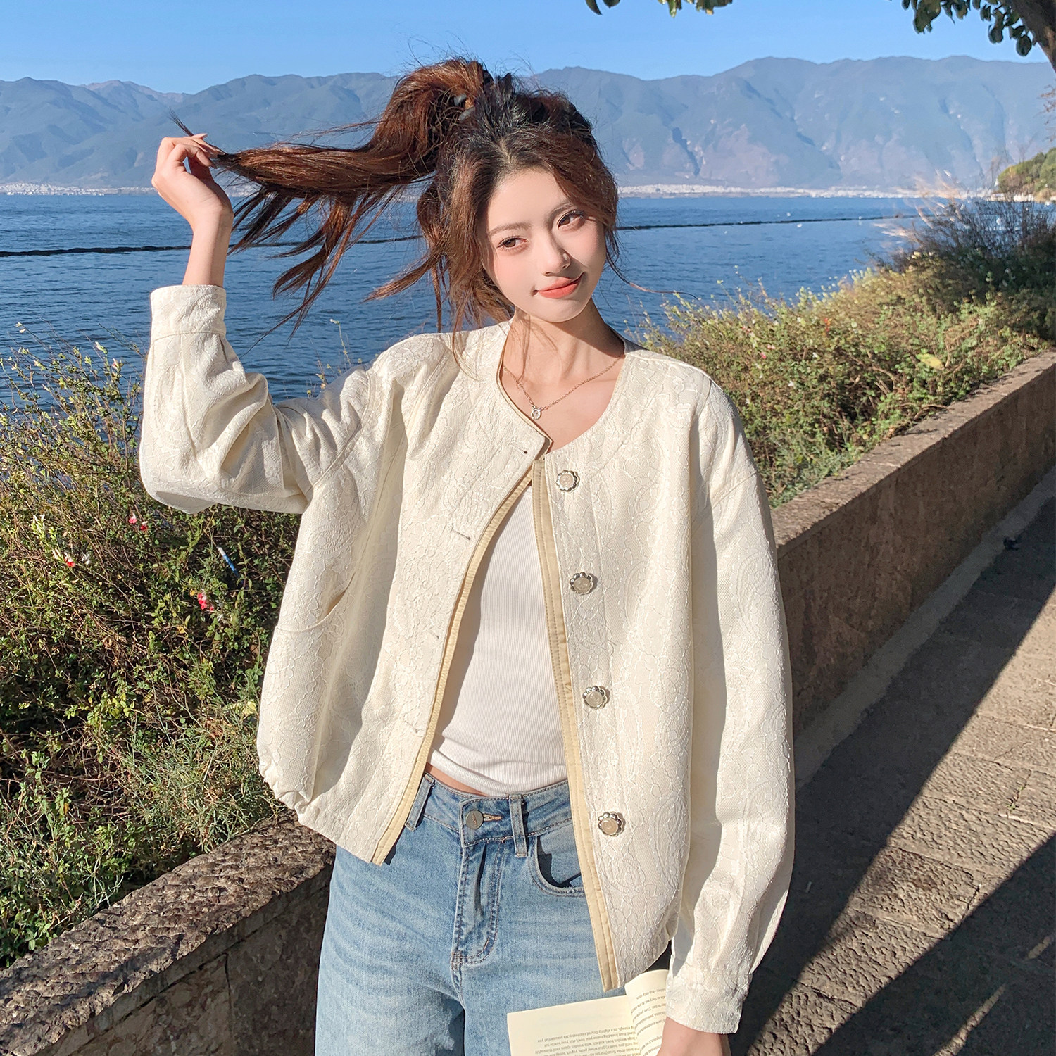 已现货2026春中式风上衣外套C206外套-P150-控248，女装短外套，浙宝256