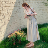 档口现货2025夏无袖长裙连衣裙X416-P145-控218，商品下架区，浙宝256