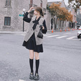 【档口现货2023秋马甲连衣裙套装C162-套P150-控218裙P100-控158，女装套装/套裙，浙宝256