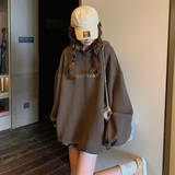 已出货2022秋新款套头印花连帽卫衣Q573-P105-控158，女装卫衣/绒衫，浙宝256