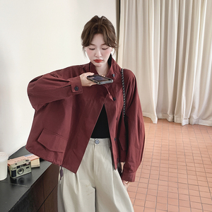 档口已现货 2026春 短款上衣外套 棉 Q623-P145-控238图片