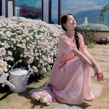 现货2023夏雪纺小个子旅游度假连衣裙X366-P110-控168，女装连衣裙，浙宝256