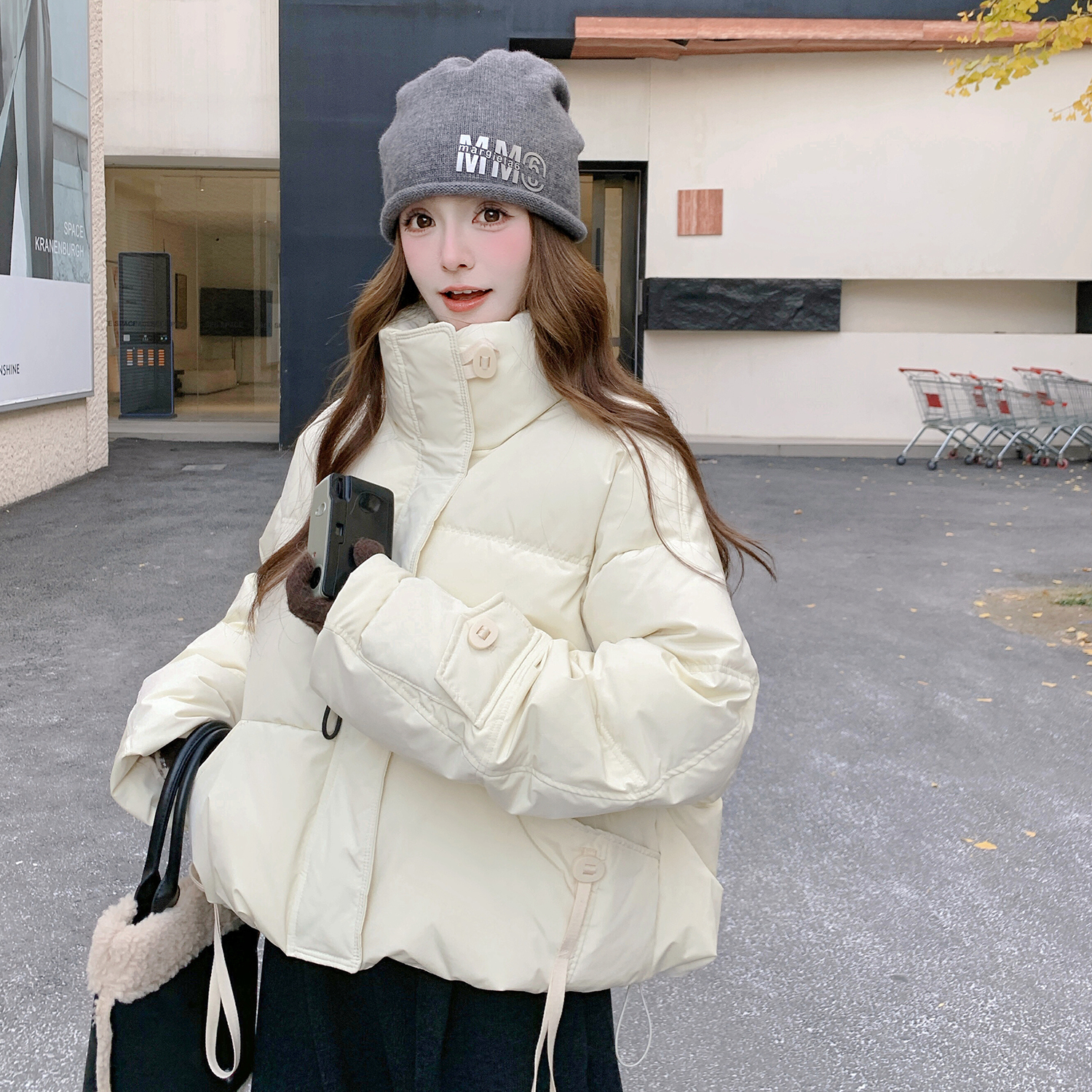 2025冬新款短款新标90白鸭绒羽绒服D783-P295-控438，女装羽绒服，浙宝256