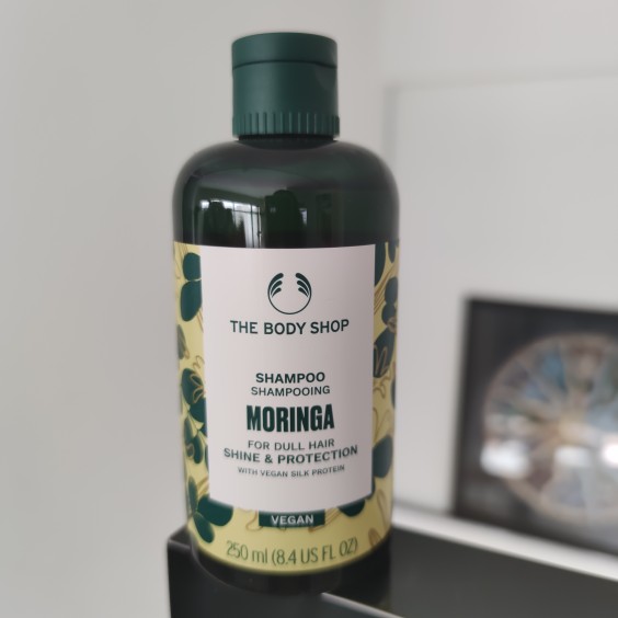 the body shop/ moringa shampoo辣木花洗发水250ml