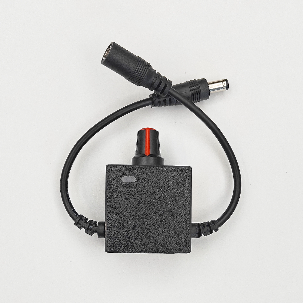 5521公母头PWM调速器风扇24V直流电机DC双线开关12v调节器LED灯带