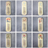 饰复古温度计壁挂式 孤品 外贸出口法国FOX大牌艺术家居装 室温计