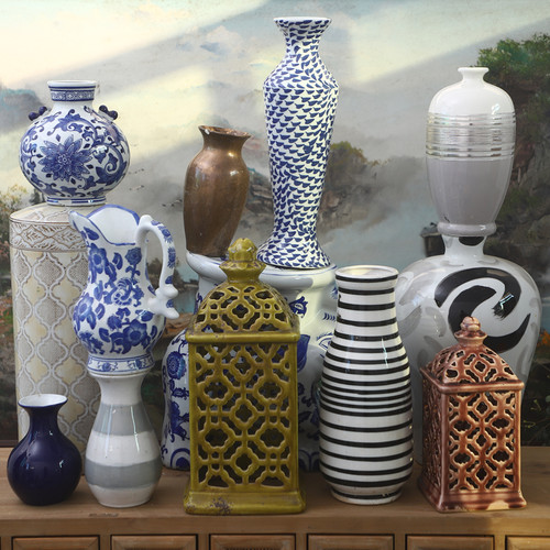 孤品大集合--特价复古工艺品西洋古董摆件外贸出口陶瓷花瓶摆设品