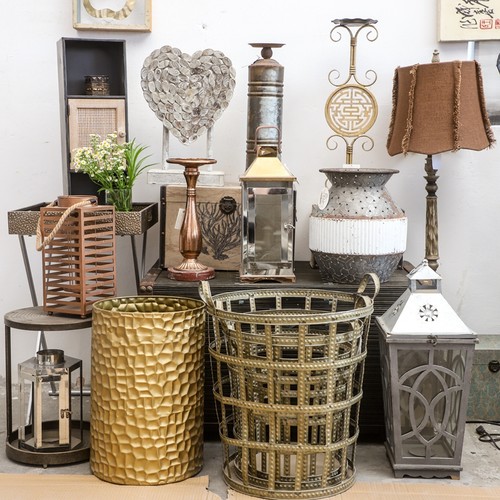 特价处理孤品--外贸复古家居庭院装饰品铁艺木质园艺杂货挂件摆件