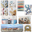 饰画风景花卉人物壁饰挂画手绘油画 乡村风墙面装 孤品大集合 美式