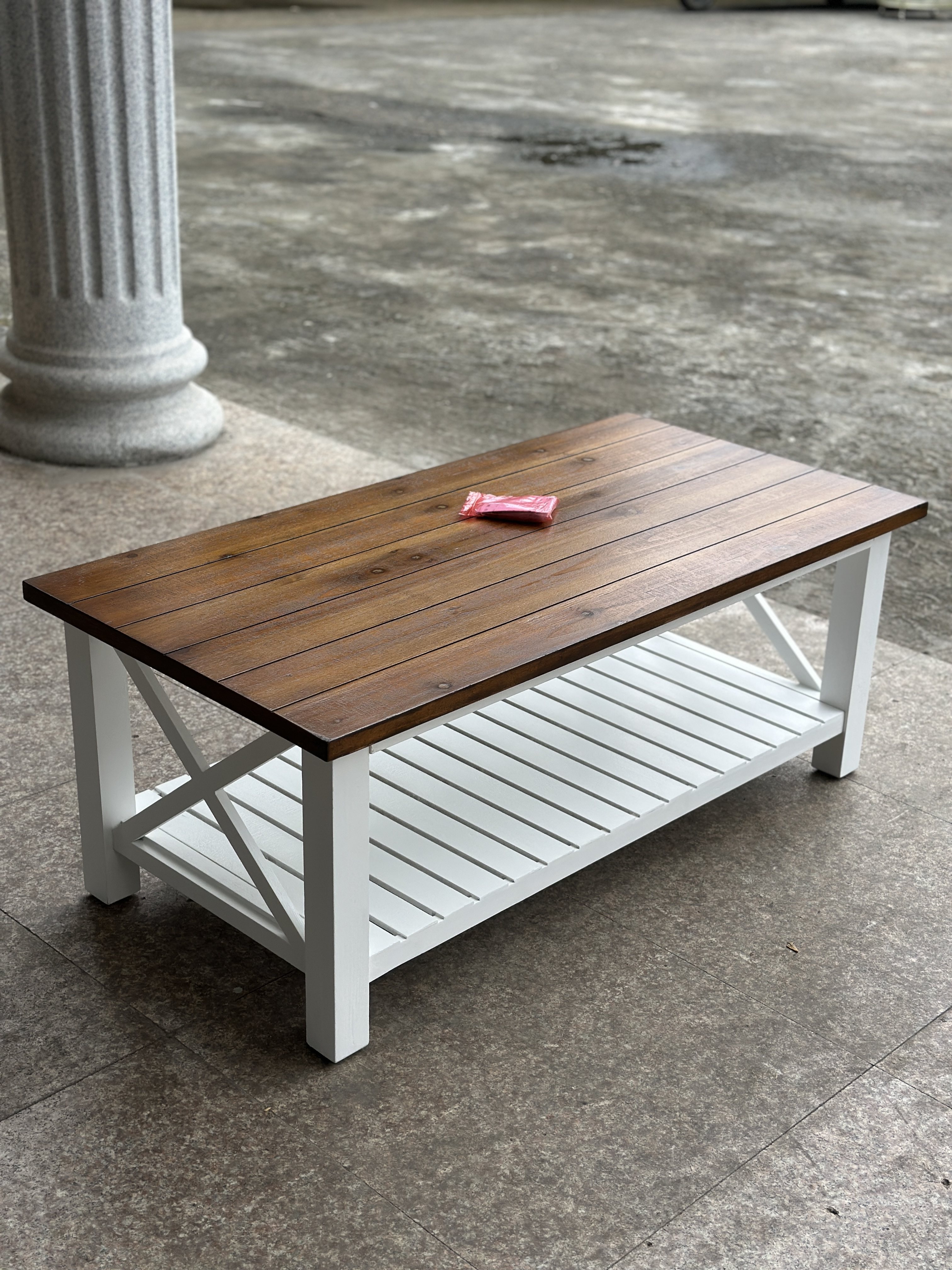 超特价！质感超好出口外贸大牌原单美式乡村风实木大桌子复古茶几,住宅家具,茶几,淘宝优惠券,粉丝福利购,淘宝优惠卷