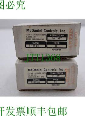 原装供应McDANIEL 控制 AB50831 压力计 K-2241