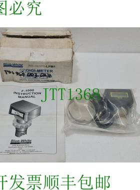 蓝白色 F-1000-RB 叶轮流量计 RB-063P0-LPM1